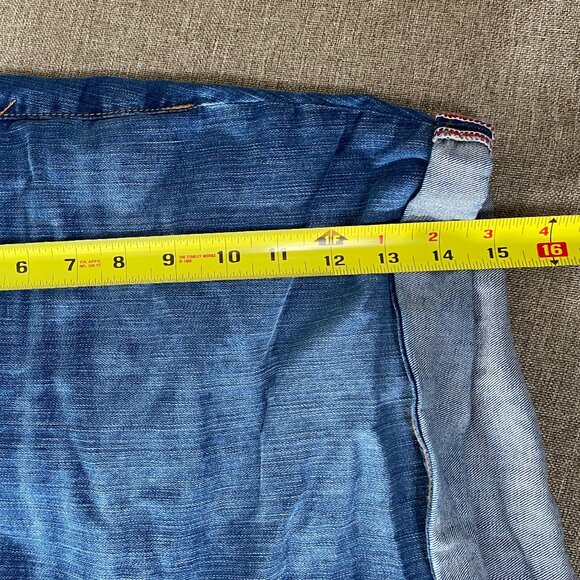 Torrid Feel the Fit Denim Bermuda Short Women's 26 Vintage Stretch Blue Casual - Picture 13 of 13